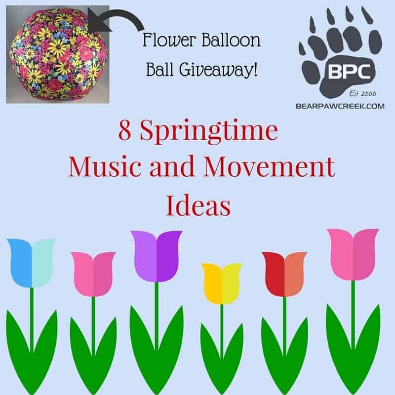 Springtime Music and Movement Ideas Fabric Balloon Ball Cover Children's Ministry