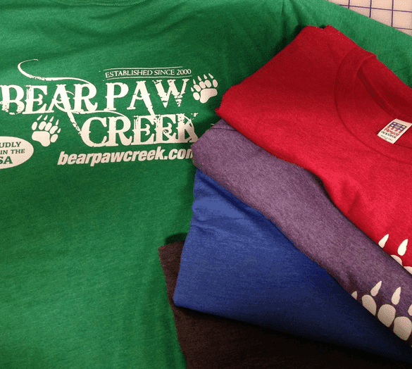 Bear Paw Creek T-shirts Made in USA