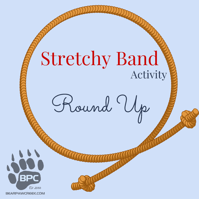 Stretchy Band Round Up Music and Movement Listening Lessons Make Moments Matter David Row