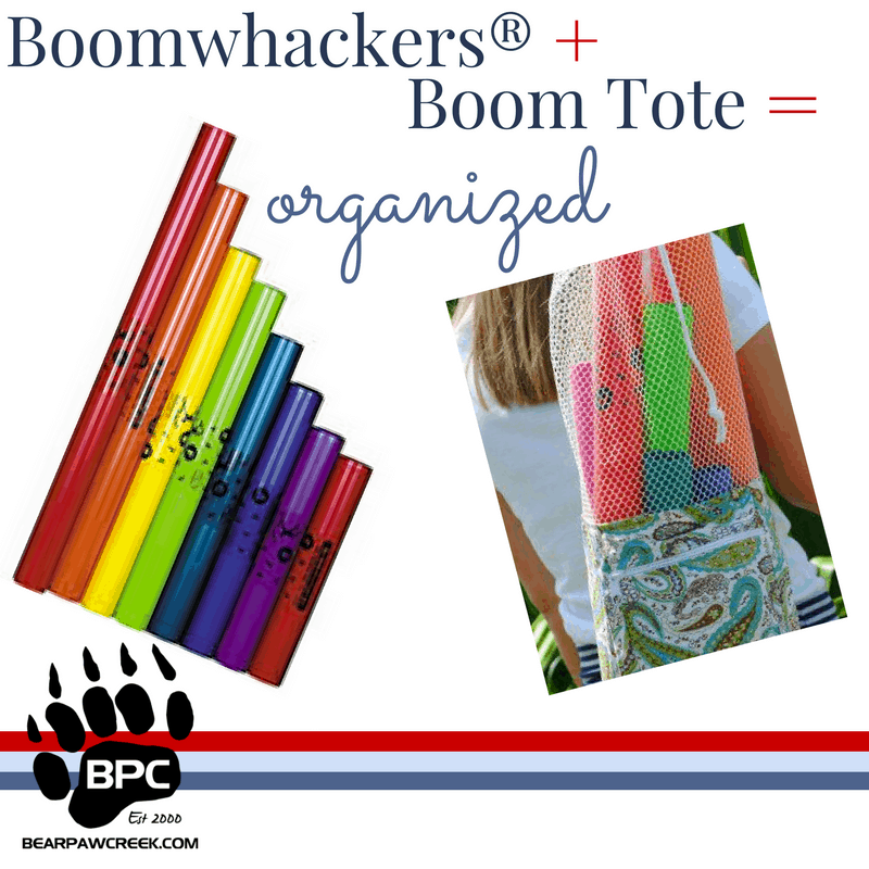 Boomwhackers® Boom Tote Get Organized Recreation Therapist Music Therapy