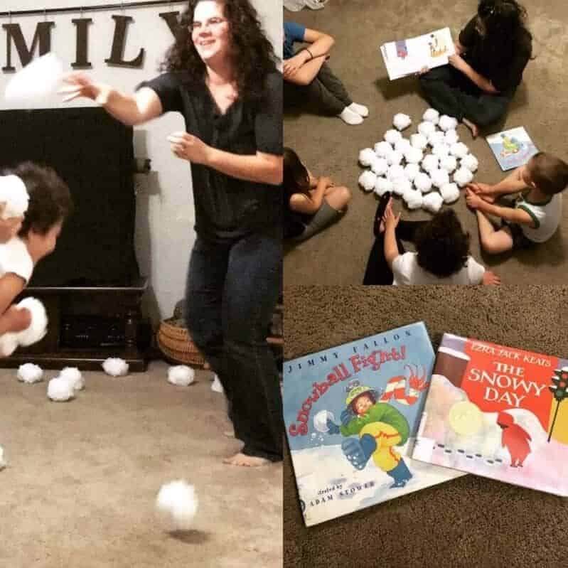 Indoor Snowball Fight Music Therapy Sensory Integration Pre K Teachers