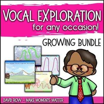 Vocal Explorations Bundle David Row Make Moments Matter Music Teacher