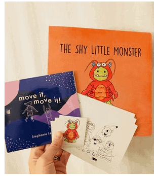 The Shy Little Monster Book Set Stephanie Leavell Music for Kiddos