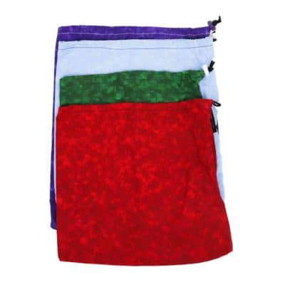Colorful Marble Print Four Pack Drawstring Bags Storage Organizing Toys Creative Movement Products