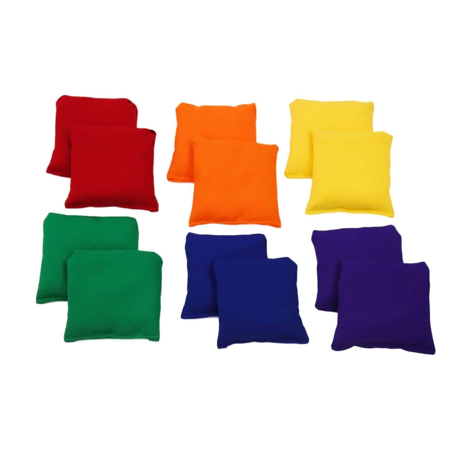 Top Creative Movement Products Music Therapy Four Inch Square Bean Bags in Six Colors