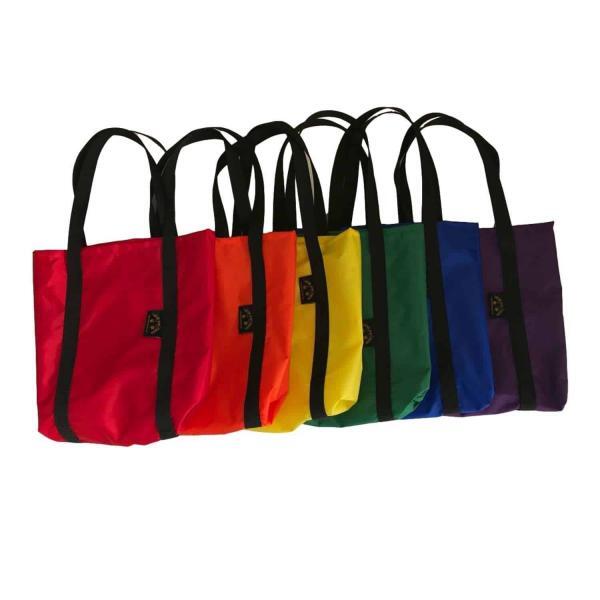 Colorful Quality Packcloth Tote Bags Manufactured in Missouri United States Bear Paw Creek