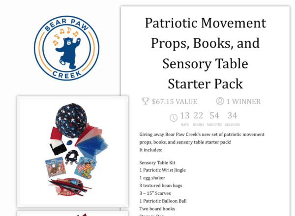 Patriotic Movement Prop Giveaway