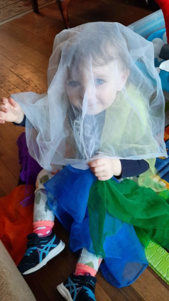 Activei Play Rainbow Chiffon Scarves Preschool Home Schoolers