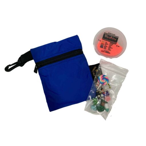 Sensory Play Intergenerational Theraputty With Miniatures and Storage Bag for On The Go Sensory Integration Activities