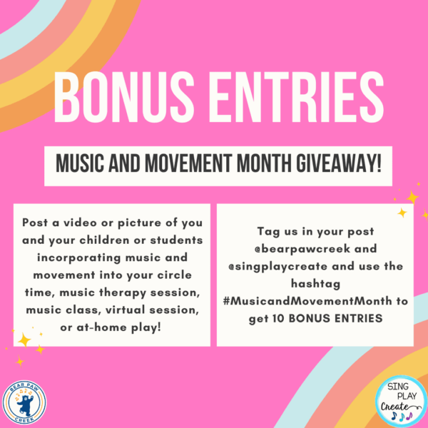 Music and Movement Month - Celebrating With a Giveaway!