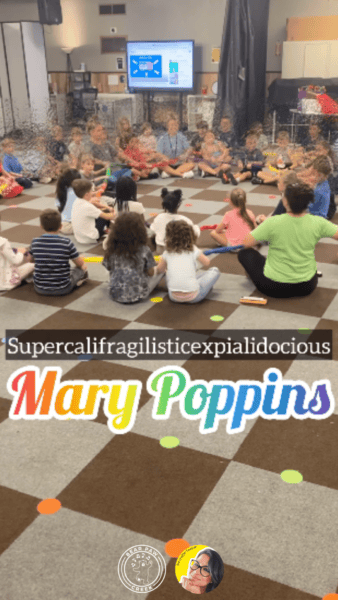 Bear Paw Creek Lena Leon The Crafter Teacher Mary Poppins Music and Movement Stretchy Band Activity