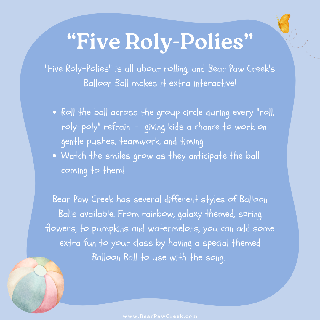 Bear Paw Creek Balloon Ball Songs Jes Cleland Childrens Musician Best Songs for Creative Movement